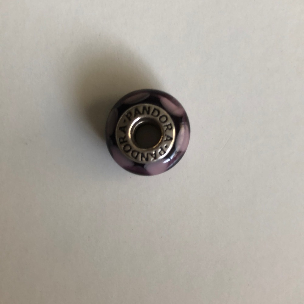 Purple Triangle Pandora Bead - Picture 3 of 6